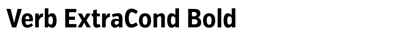 Verb ExtraCond Bold